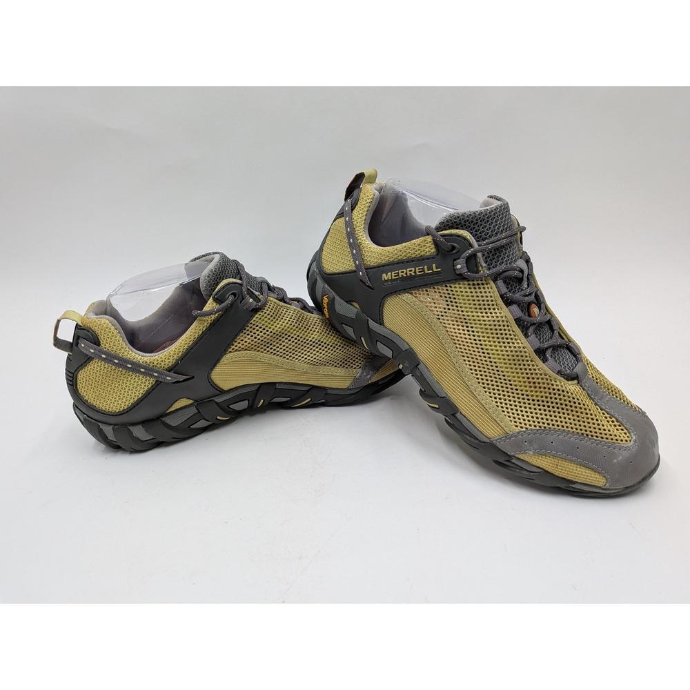Merrell Waterpro Maipo Continuum Hiking Shoes Womens 9 Grey Lime Vibram 83781